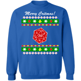 Dice Game Ugly Christmas Sweater Role playing D and D sweatshirt