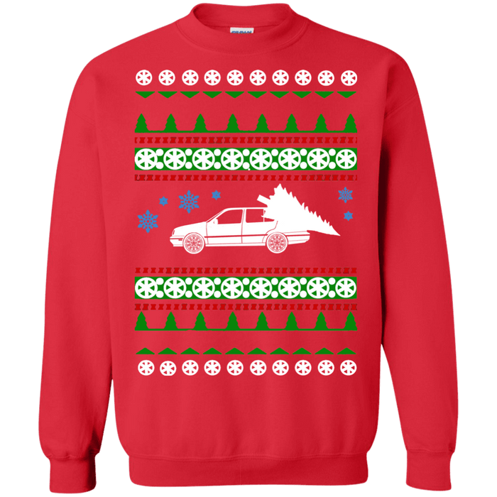 car like a mk3 Jetta Ugly Christmas Sweater sweatshirt