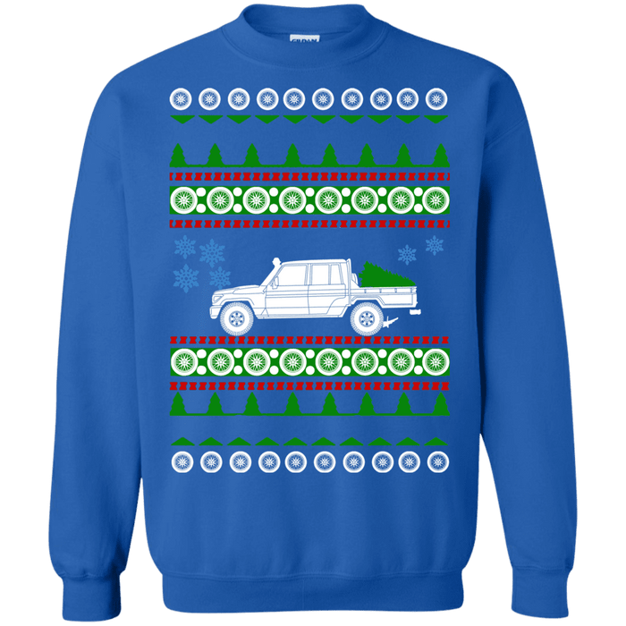 Toyota Land Cruiser 79 Series Ugly Christmas Sweater sweatshirt