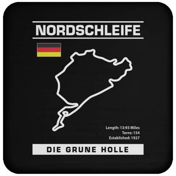 Nordschleife Die Grune Holle Drink Coaster Nurburgring