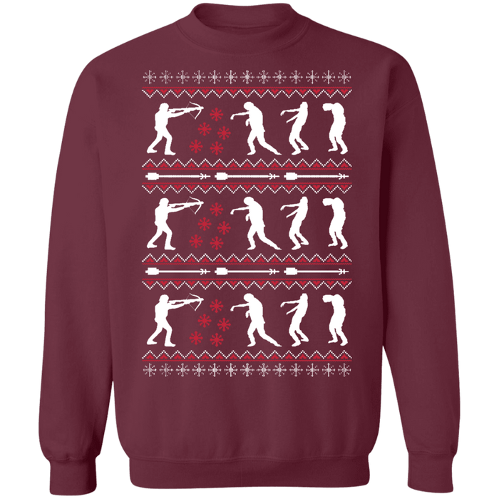 Zombie Archery Ugly Christmas Sweater