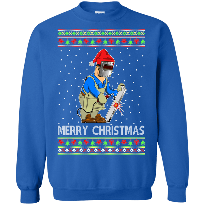 Welder Welding Fabrication Ugly Christmas Sweater sweatshirt