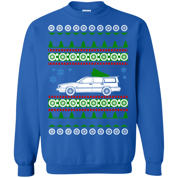 Swedish Car like a  940 Ugly Christmas Sweater 1993 sweatshirt