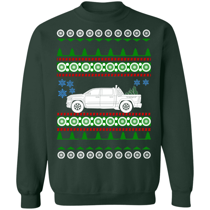 Truck american car or truck like a  Ram 1500 TRX ugly christmas sweater sweatshirt