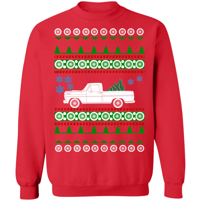 Truck like 1967 Ford F100 F150 Ugly Christmas Sweater Sweatshirt