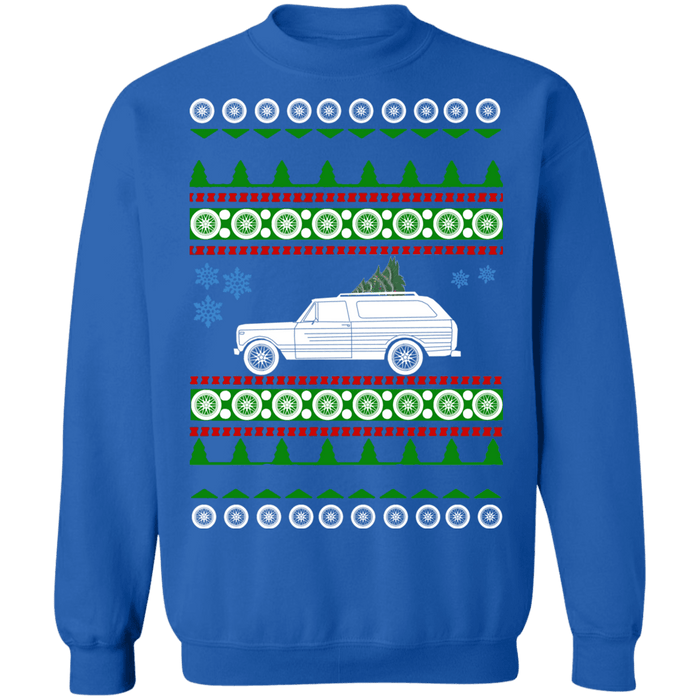 1979 International Harvester Scout Traveler 2 ugly christmas sweater