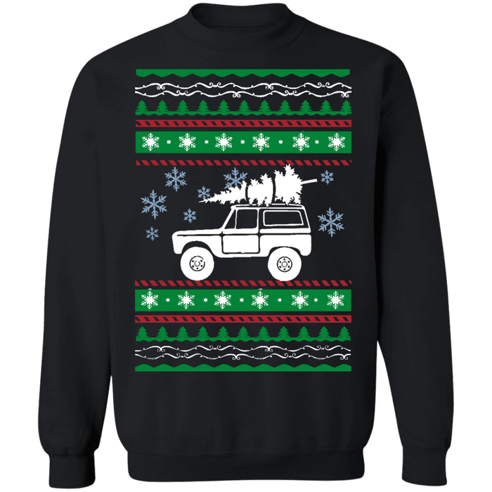 Truck Ford Bronco Ugly Christmas Sweater Sweatshirt