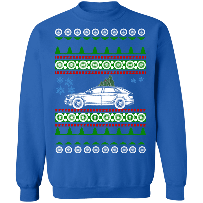 German Car like Audi Q8 Ugly Christmas Sweater