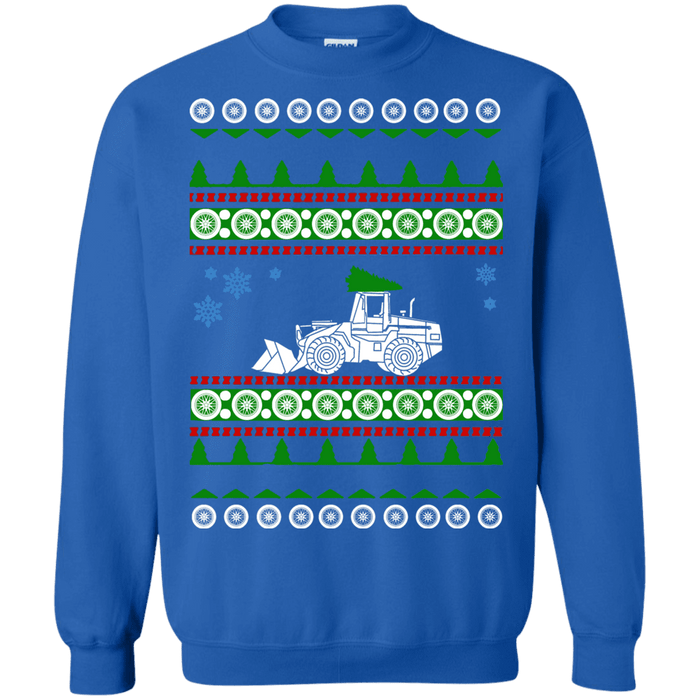 Payloader Pay Loader Excavator Ugly Christmas Sweater Heavy Equipment sweatshirt