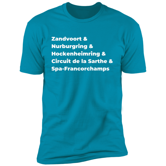 European Race Tracks shirt