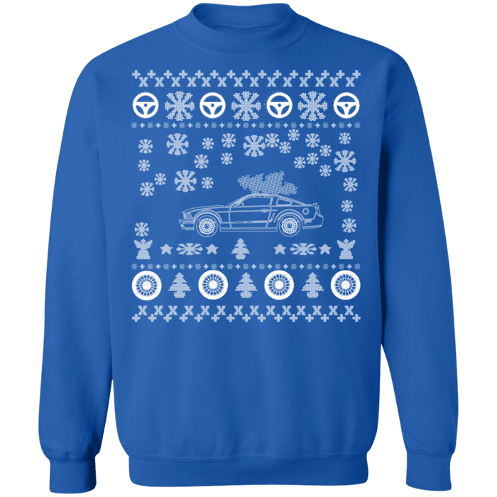 Ford Mustang GT Ugly Christmas Sweater 5th gen V2