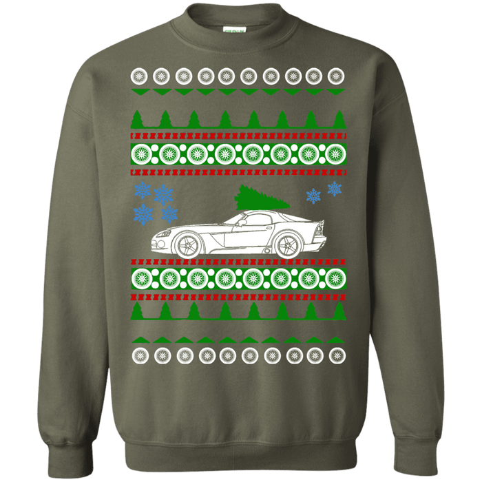 Car like a Viper 4th Generation Ugly Christmas Sweater sweatshirt