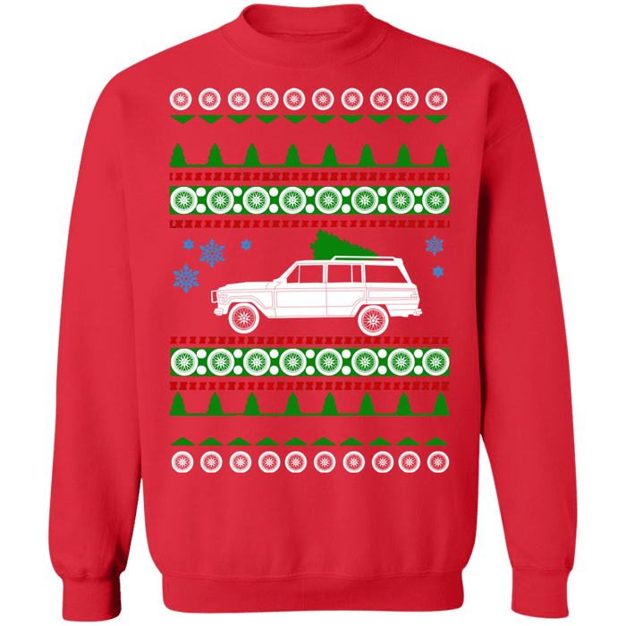 off road american vehicle Grand Wagoneer Ugly Christmas Sweater more colors