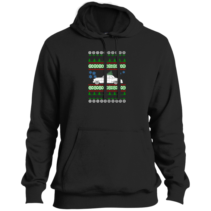 1952 Chevy Deluxe ugly christmas sweater Tall Hoodie