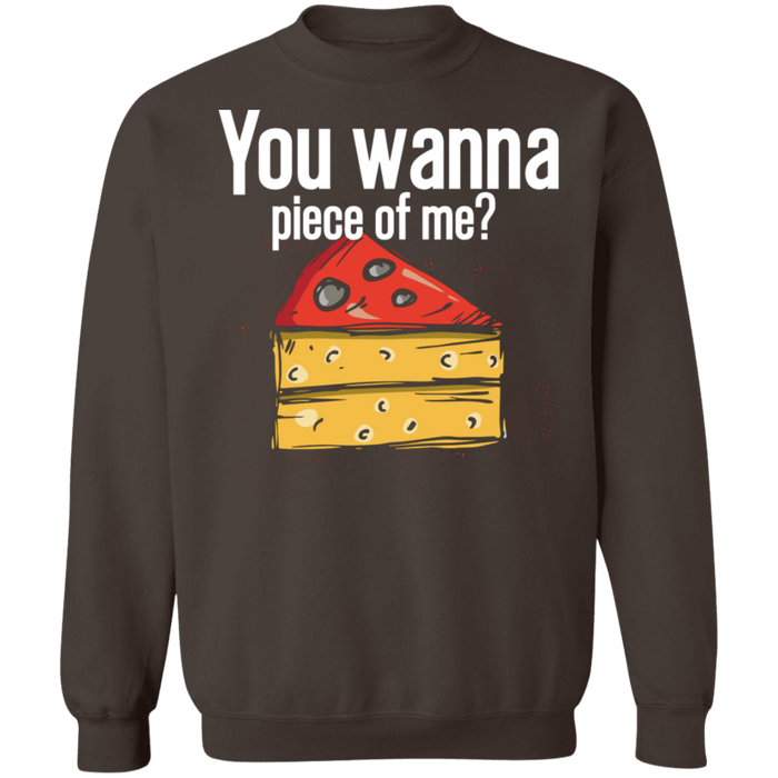 You want a piece of me ugly sweater pizza cake