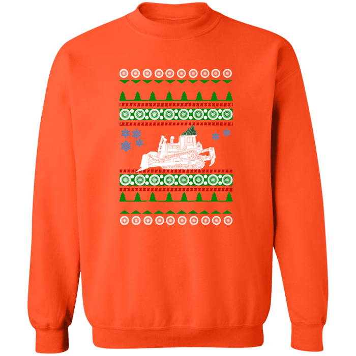 Bull Dozer D8 Ugly Christmas Sweater Sweatshirt