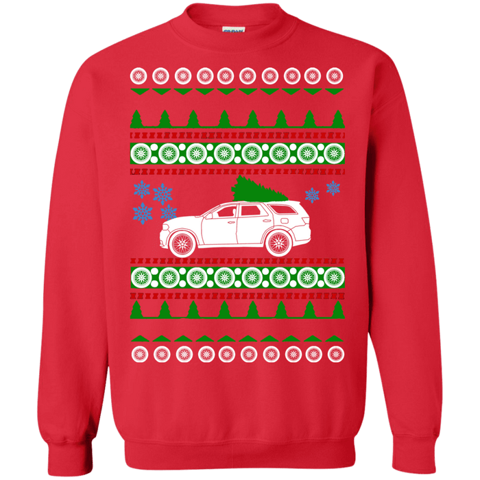 american car or truck like a Durango SRT 2018 Ugly Christmas Sweater sweatshirt