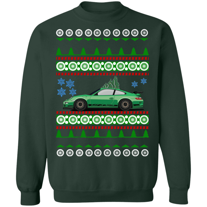 German Car Porsche 911 997 GT3 RS Ugly Christmas Sweater GT3RS