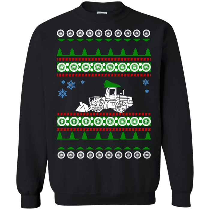 Payloader Pay Loader Excavator Ugly Christmas Sweater Heavy Equipment sweatshirt