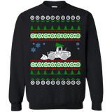 Payloader Pay Loader Excavator Ugly Christmas Sweater Heavy Equipment sweatshirt
