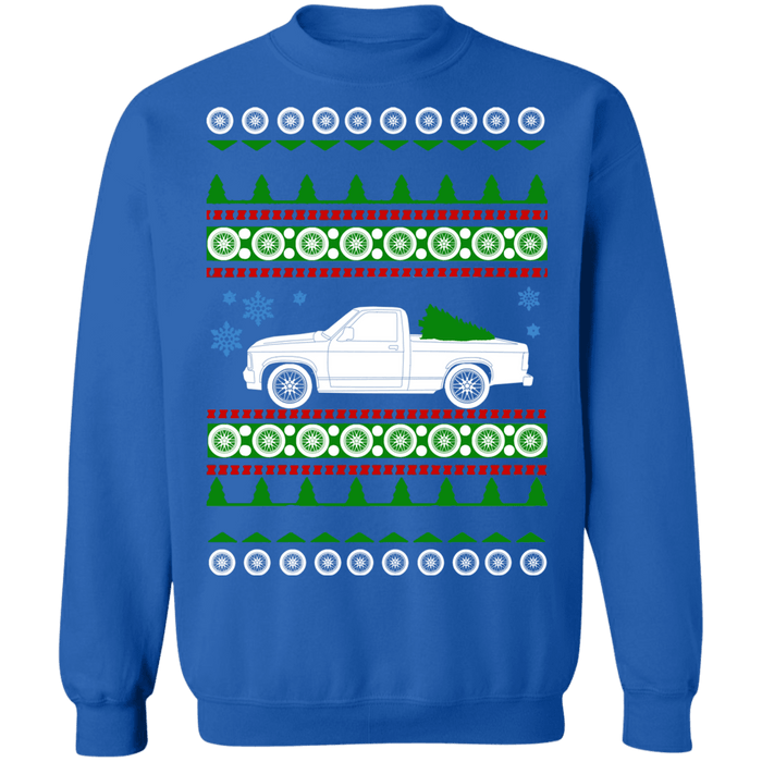 Pick Up 1987 Dakota american car or truck like a  Ugly Christmas Sweater sweatshirt