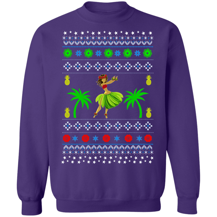 Beach Dancer Hula Ugly Christmas Sweater Sweatshirt