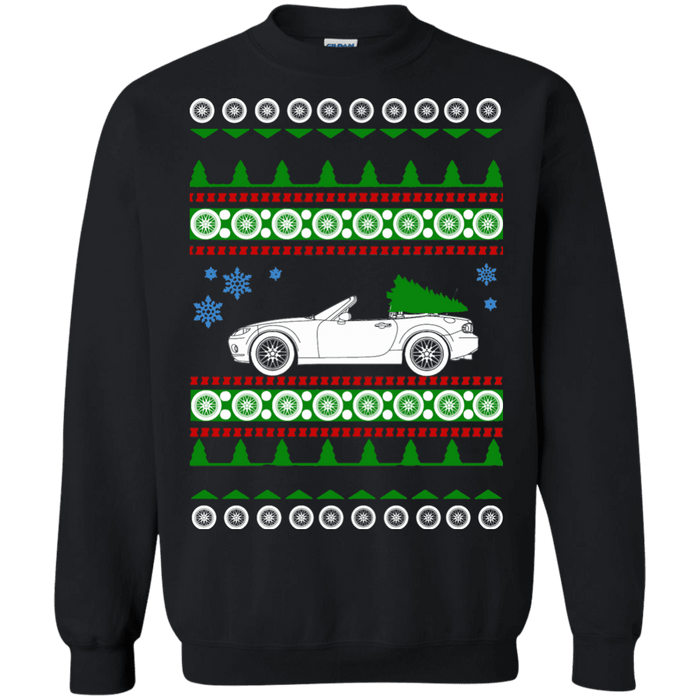 Mazda miata NC 2010 ugly christmas sweater sweatshirt