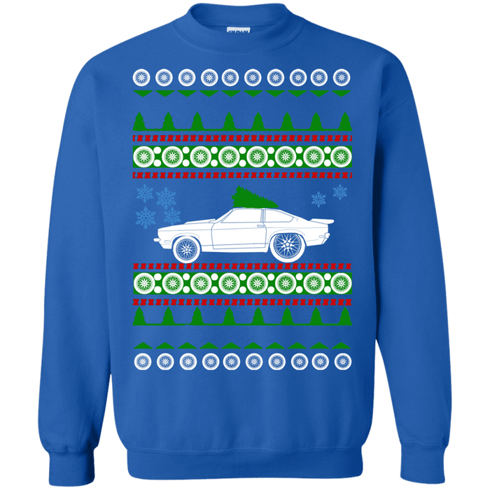 Vega Drag Car Chevy Ugly Christmas Sweater sweatshirt