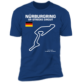 Nurburgring GP Strecke Circuit Track Outline shirt