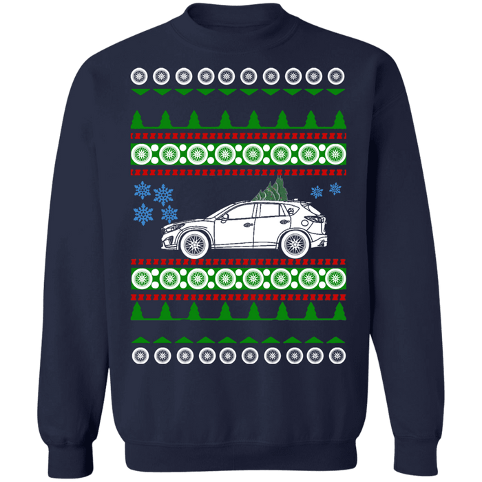 Mazda CX-5 1st gen ugly christmas sweater 2012