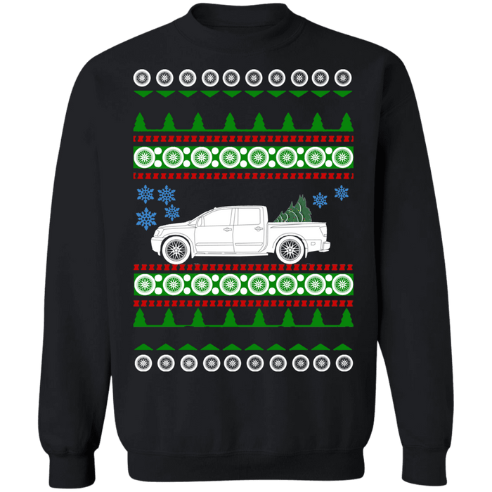 truck 2014 Nissan Titan Ugly christmas sweater sweatshirt