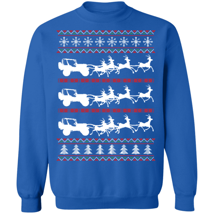 Merry off road american vehiclemas off road american vehicle Ugly Christmas Sweater v3