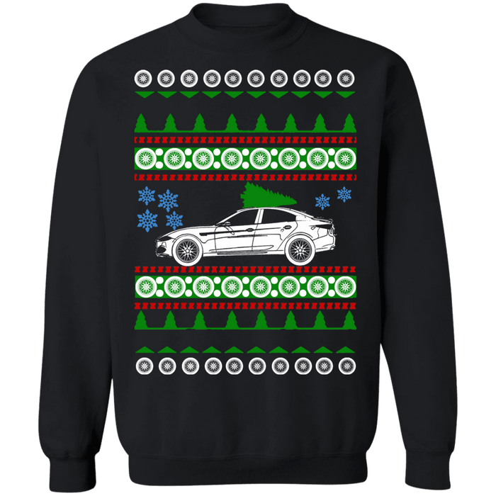 Alfa Romeo Giulia Quadrifoglio Ugly Christmas Sweater sweatshirt