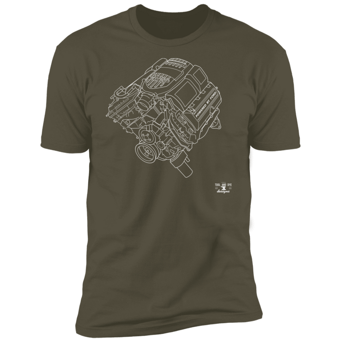 302 Boss Engine Blueprint Series T-shirt