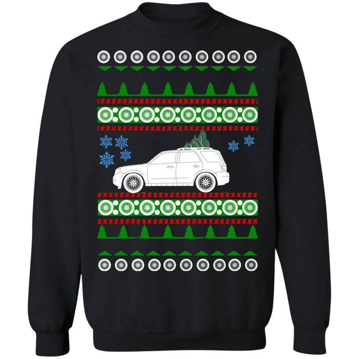 SUV 2010 Ford Escape ugly christmas sweater sweatshirt 2nd gen