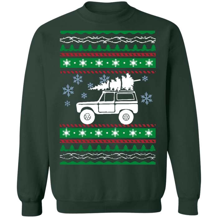 Truck Ford Bronco Ugly Christmas Sweater Sweatshirt