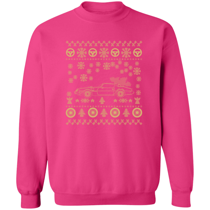 Firebird Trans Am 1979 Gold Ugly Christmas Sweater Sweatshirt