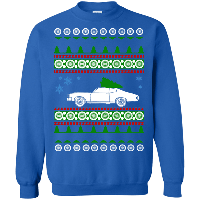 chevy chevelle ugly christmas sweater sweatshirt