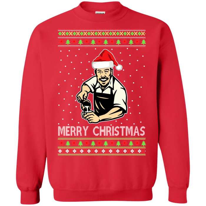 Barista Ugly Christmas Sweater sweatshirt