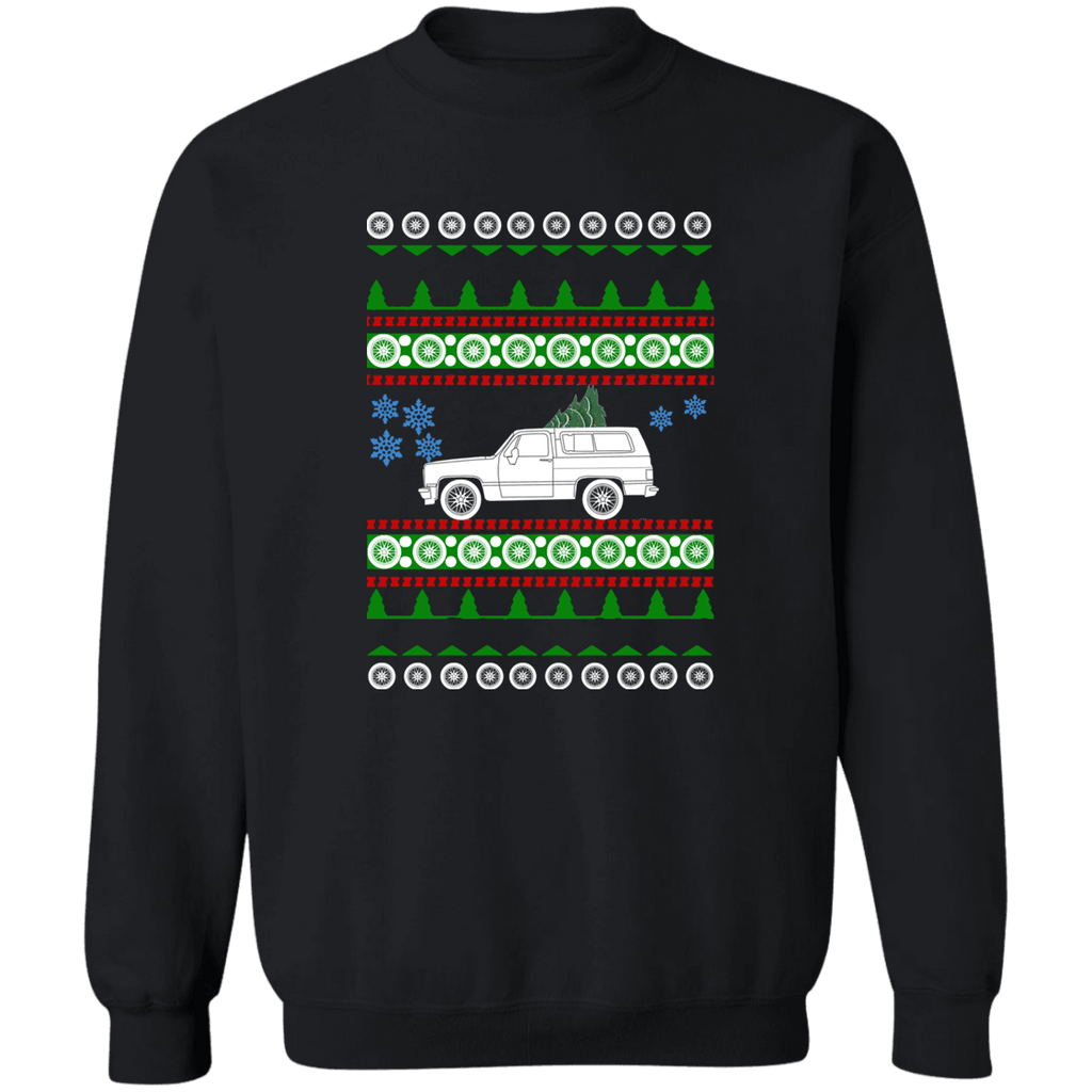 Chevy Blazer D10 1985 Ugly Christmas Sweater Sweatshirt