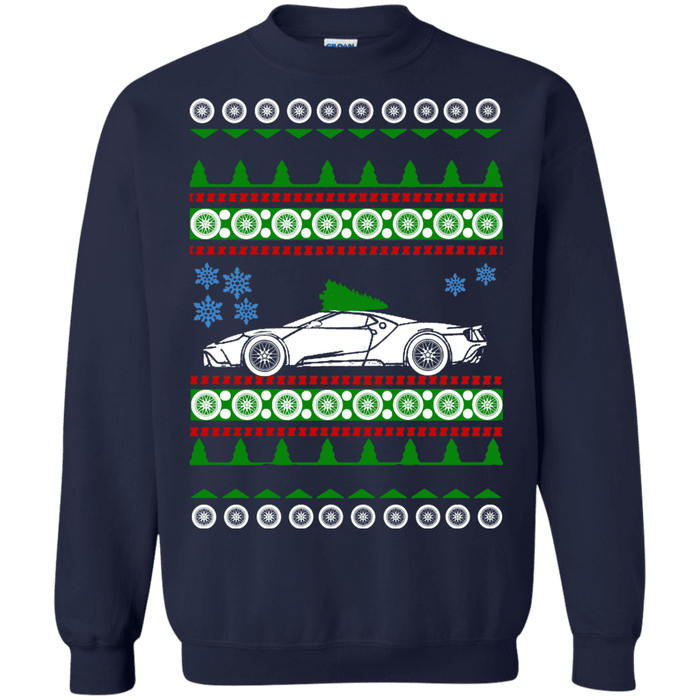 Sports Car 2017 Ford GT Ugly Christmas Sweater sweatshirt