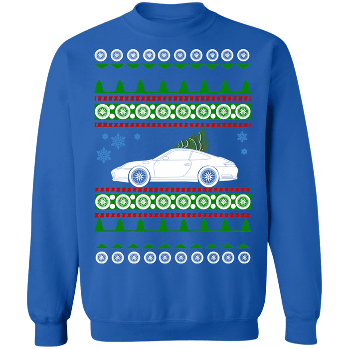 German car similar to a 996 Ugly Christmas Sweater