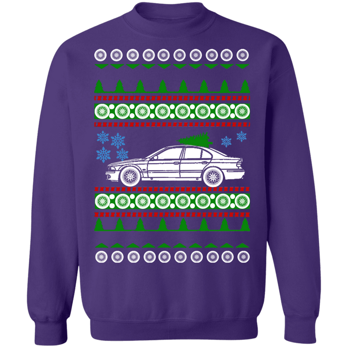 BMW E39 M5 Ugly Christmas Sweater green tree other colors