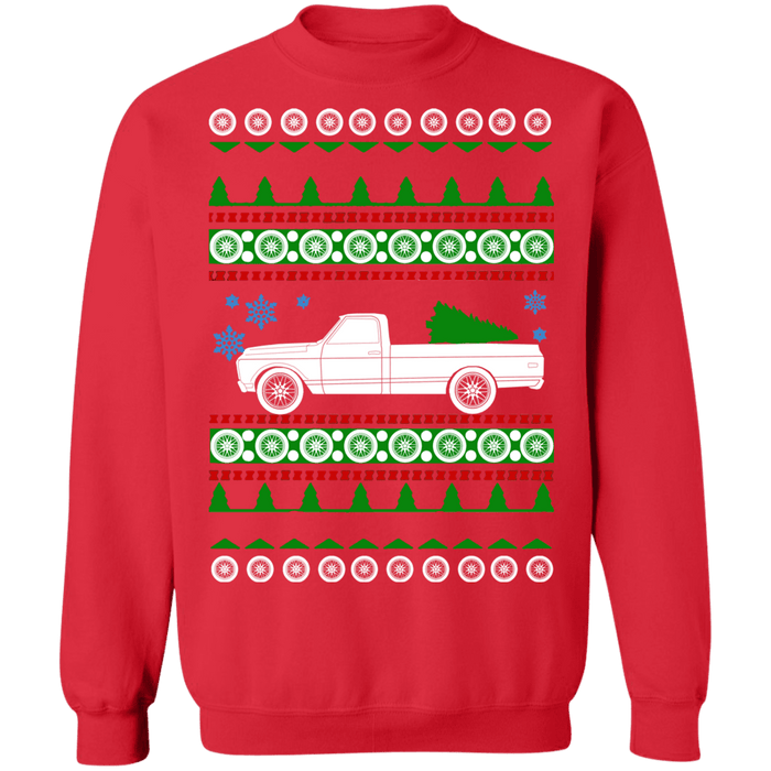 1972 Chevy C10 Longbed Ugly Christmas Sweater sweatshirt