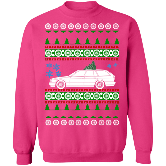 German Car like a 540 Wagon E39 Ugly Christmas Sweater Sweatshirt