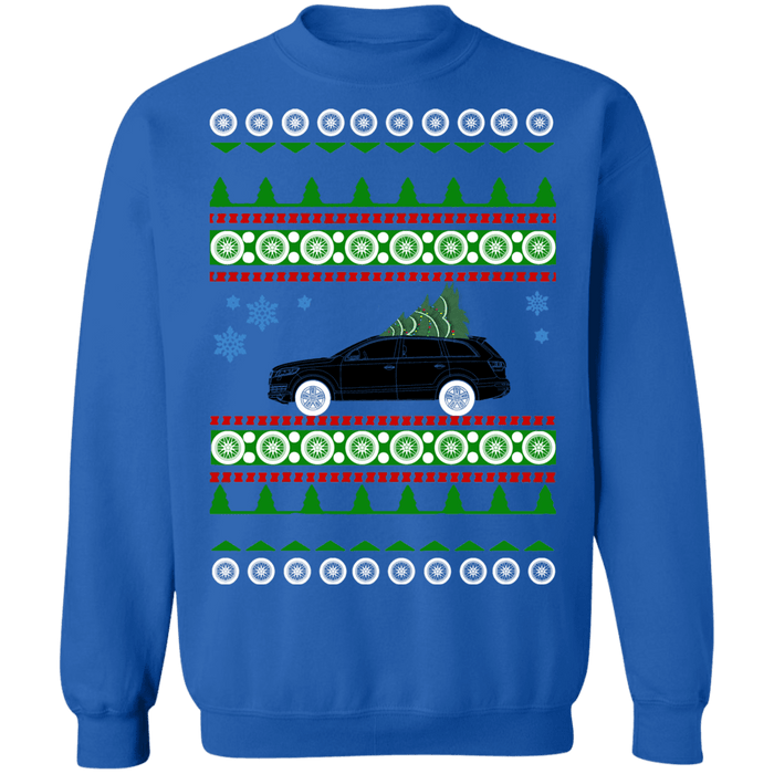 German Car SUV like Q7 in Black Ugly Christmas Sweater sweatshirt