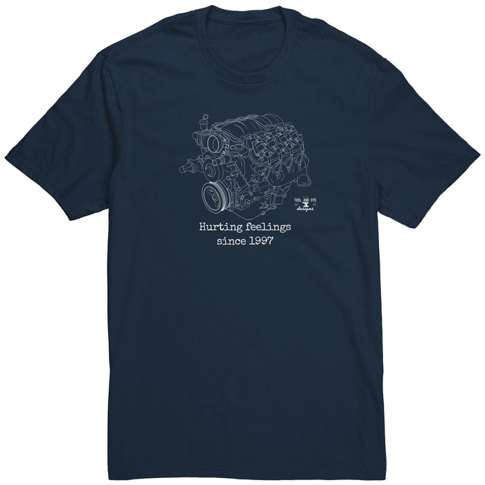 Engine Blueprint Series LS Engine Hurting Feelings Since 1997 (navy and green)