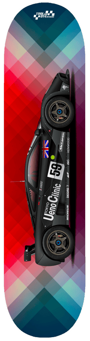 Car Art Ueno F1 GTR Skate deck 7 ply maple skateboard V1