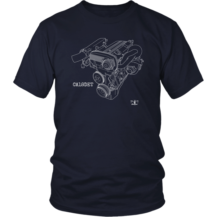 Engine Blueprint Series Nissan CA18DET Ver 3 T-shirt or Hoodie