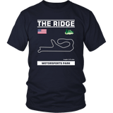 Washington State The Ridge Race Track Outline Series T-shirt